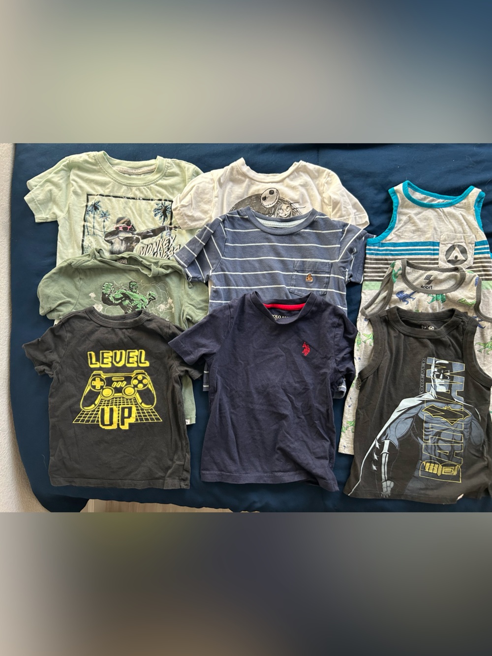 Boy’s shirts and tank tops lot- 4T/XS